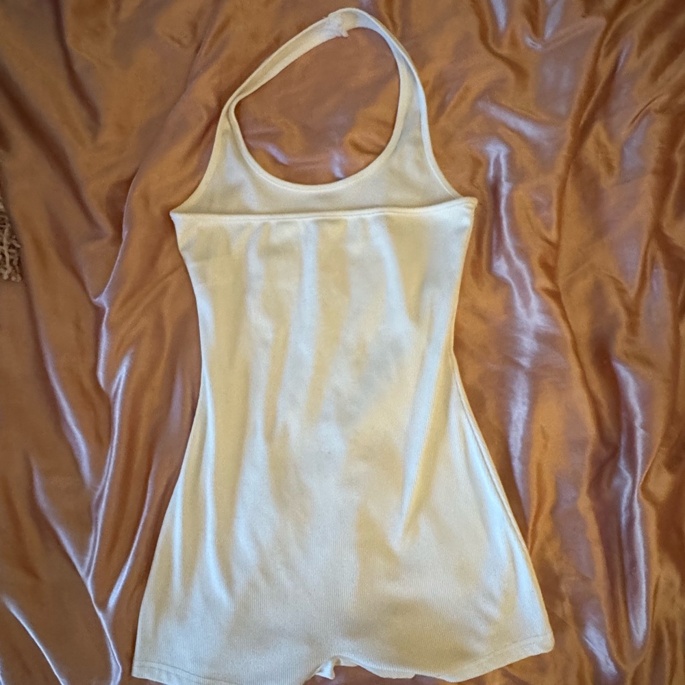 Edikted White Halter Jumpsuit - Picture 3 of 4